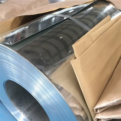 Metalo cinkuoto plieno DX53D ritė